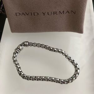 7.5” David Yurman SS chain bracelet.unisex